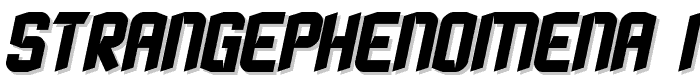 StrangePhenomena normal font